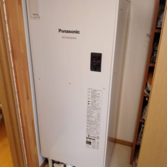 電気温水器交換、460Lから370Lへタンク容量見直し交換リフォーム!札幌市近郊戸建住宅